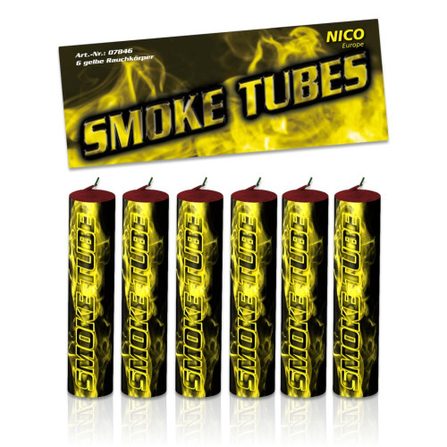 Smoke Tubes Gelb, 6Stk.