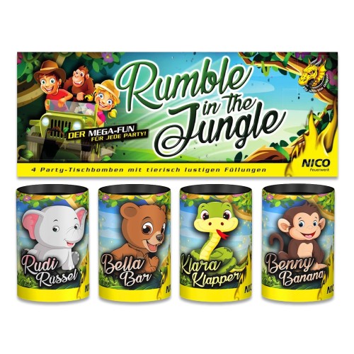 Rumble in the Jungle, 4Stk.